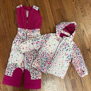 Girls 4T Spyder Ski Set
